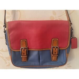 Coach Park Colorblock Leather Crossbody Bag Handbag